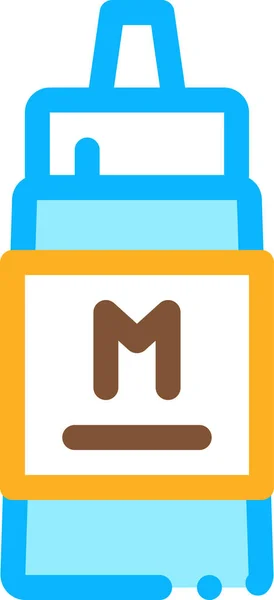 Ikona Mieszalnika Butelki Majonezu — Wektor stockowy