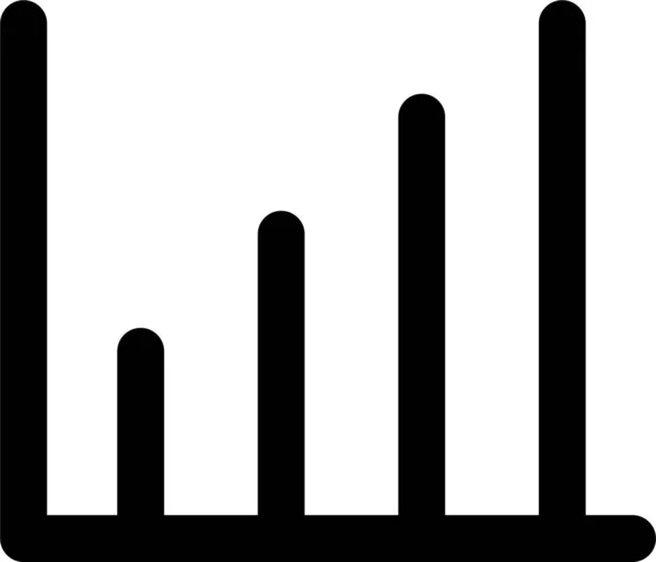 Analytics Business Chart Ikon Företagsledning Kategori — Stock vektor