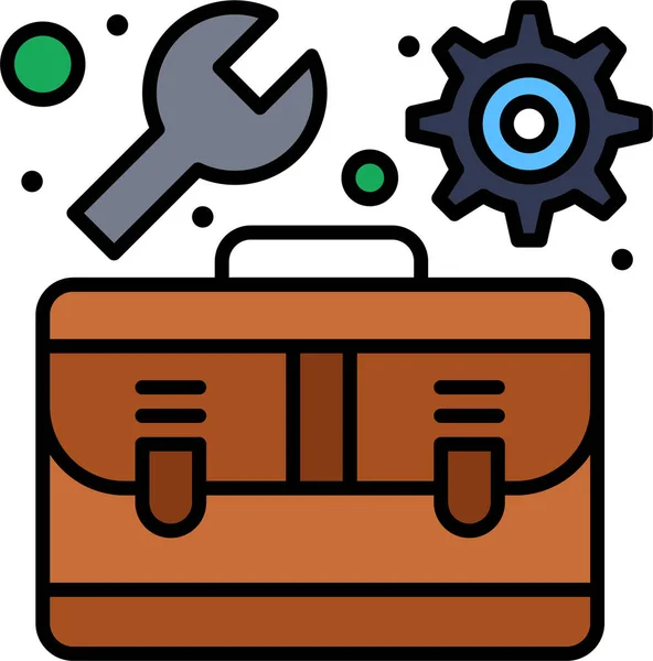 Kit Reparatie Instellingen Pictogram — Stockvector