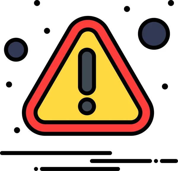 Alerta Atención Icono Precaución — Vector de stock