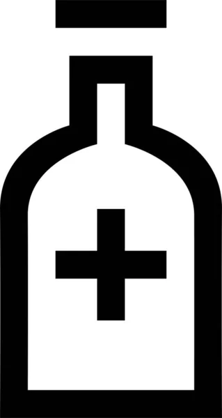 Иконка Медицинского Наброска Стиле Наброска — стоковый вектор