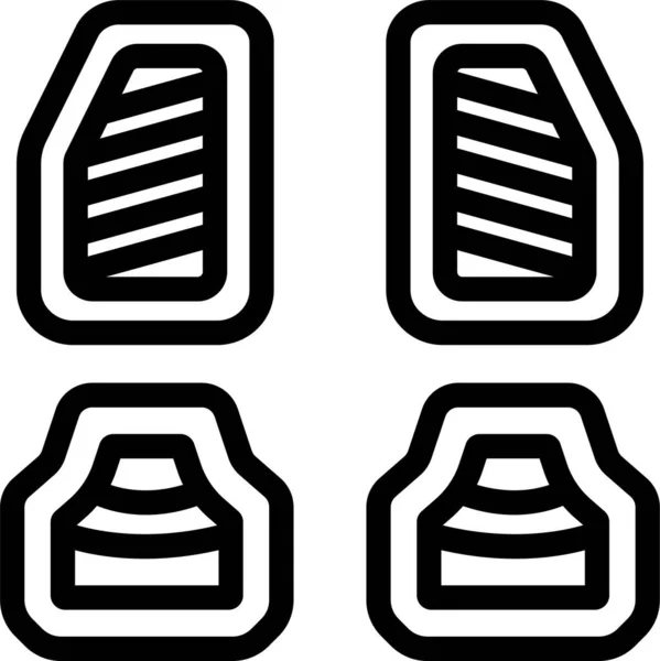 Значок Автомобільного Килима — стоковий вектор