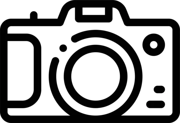 Camera Safari Reizen Pictogram — Stockvector