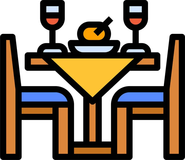 Икона Ресторанного Питания — стоковый вектор