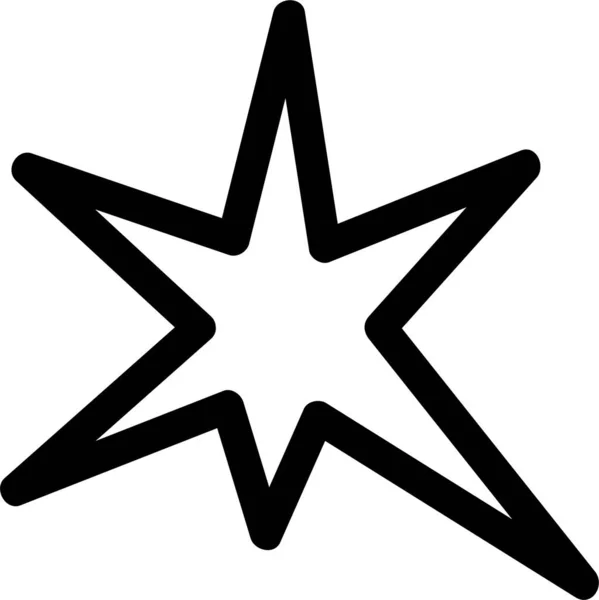 Constellation Contour Element Icon — Stock Vector