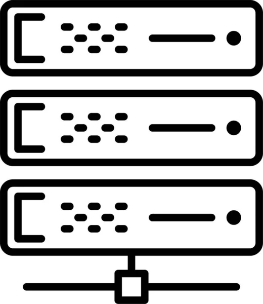 Ikona Dat Cloud Computing — Stockový vektor