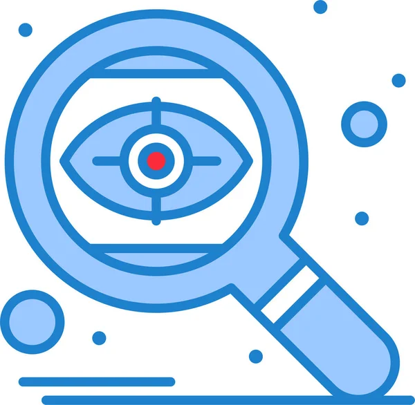 Eye Search Seo Icon — Stock Vector