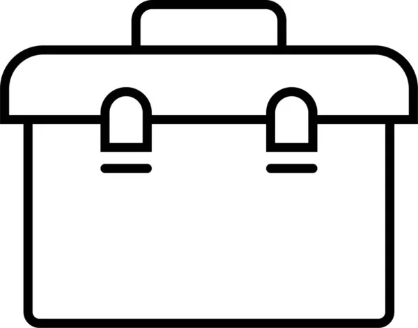 Gereedschapskist Gereedschap Icoon — Stockvector