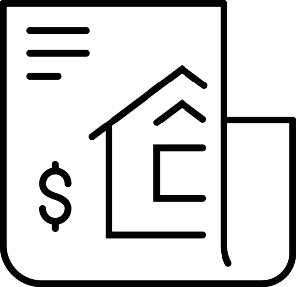 Compra Imobiliário Ícone Casa — Vetor de Stock
