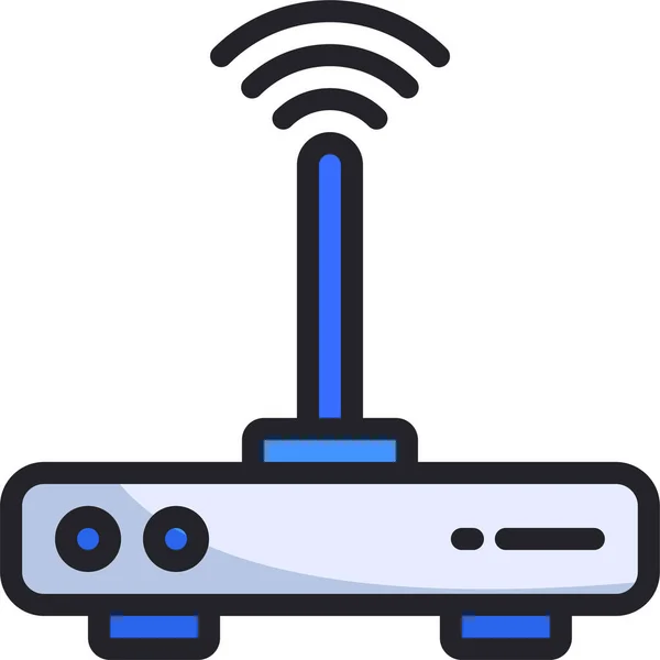 Internet Lan Router Icon Electronicdevicesappliances Category — Stock Vector
