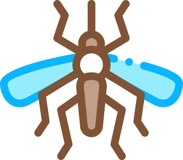 デング熱昆虫のアイコン — ストックベクタ
