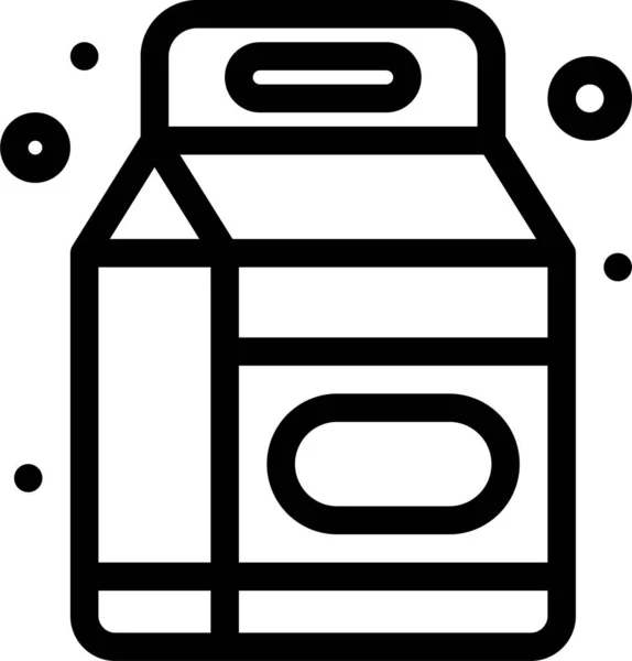 Икона Молока Бутылки Напитка — стоковый вектор