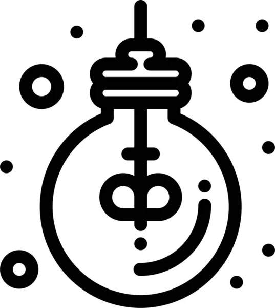 Idea Negocio Icono Lámpara Categoría Oficina — Archivo Imágenes Vectoriales