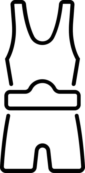 Ikona Oblečení Opasku — Stockový vektor
