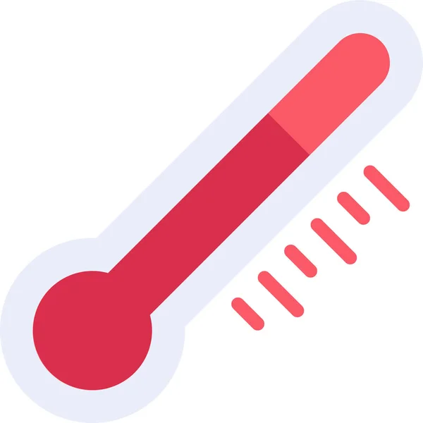 Fever Forecast Hot Icon — Stock Vector