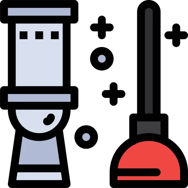 Bath Clean Room Icon — Stock Vector