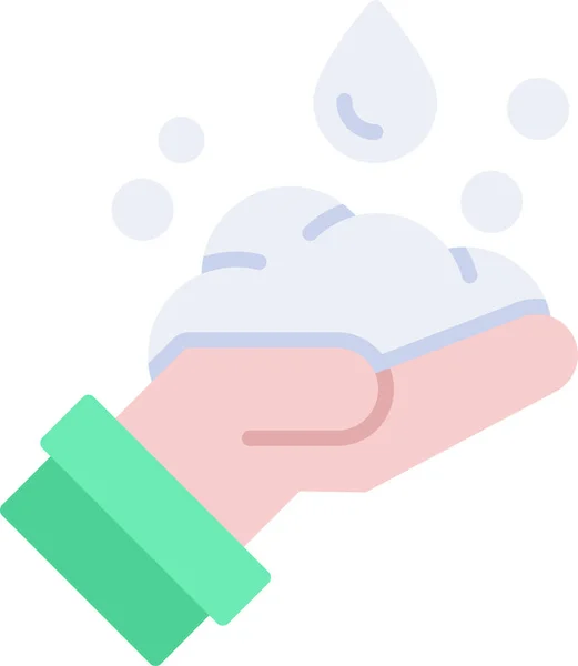 Ikone Der Handhygiene Seife Der Kategorie Krankenhaushygiene — Stockvektor
