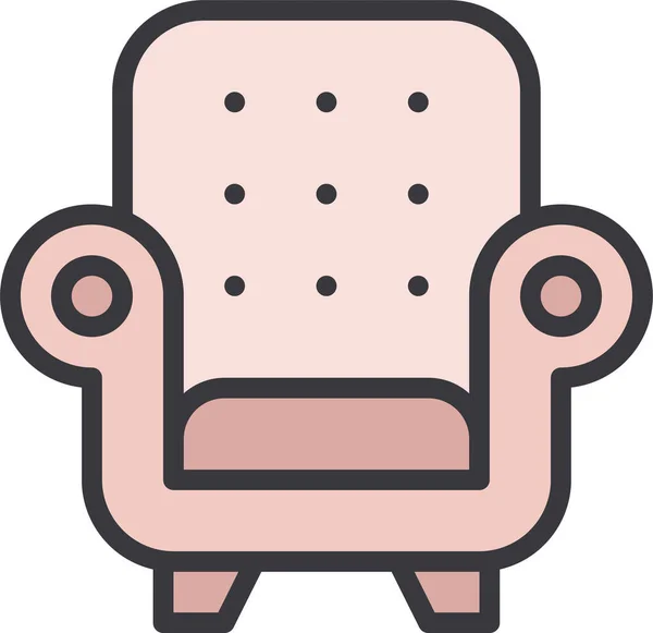 沙发沙发靠椅图标 — 图库矢量图片