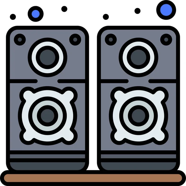 Música Sonido Altavoz Icono — Archivo Imágenes Vectoriales