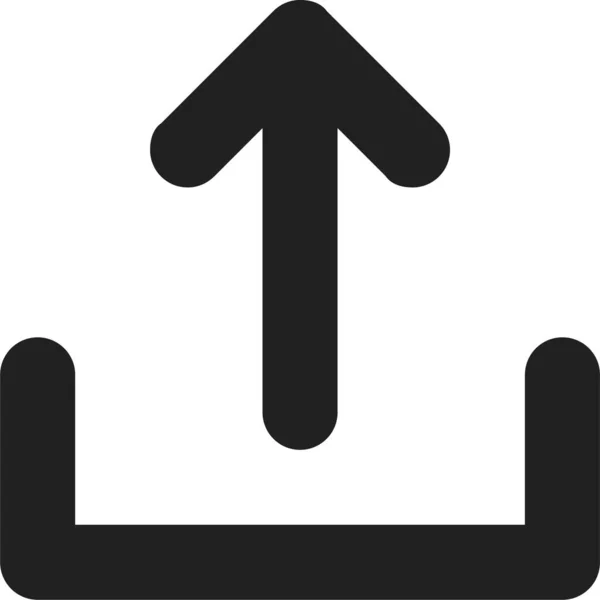 Arrow Outbox Direction Icon Outline Style — Διανυσματικό Αρχείο