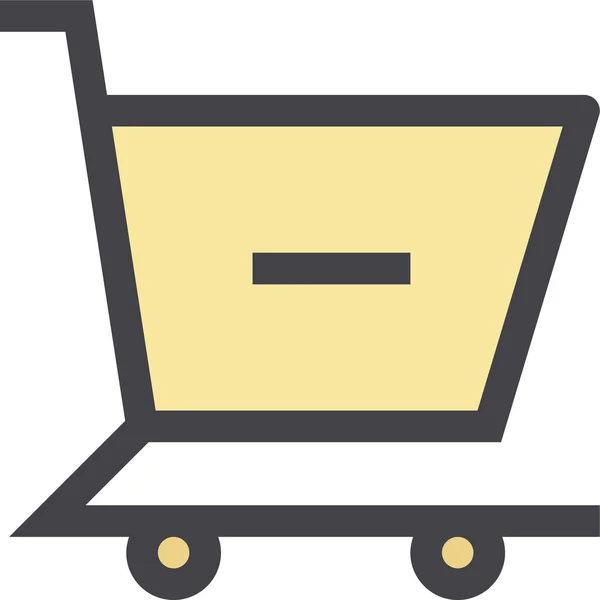 Buy Cart Delete Icon Userinterfaceoptimal Category — Stock vektor