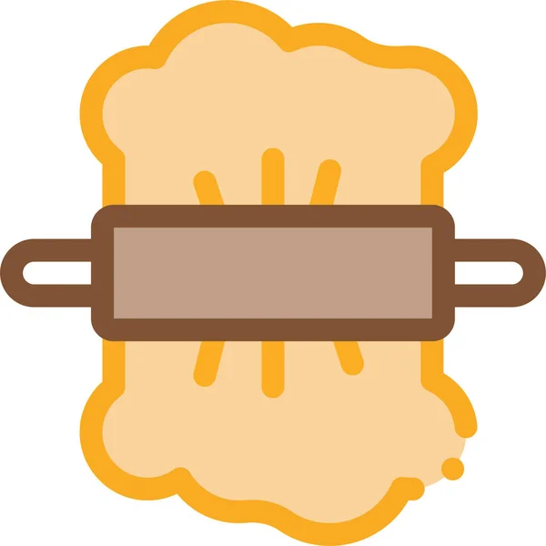 Bakery Bread Icon Filledoutline Style — Διανυσματικό Αρχείο
