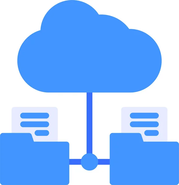 Cloud Computing Icono Archivo — Archivo Imágenes Vectoriales