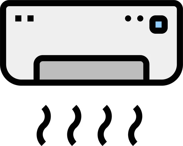 Air Compressor Global Icon Filledoutline Style — Διανυσματικό Αρχείο