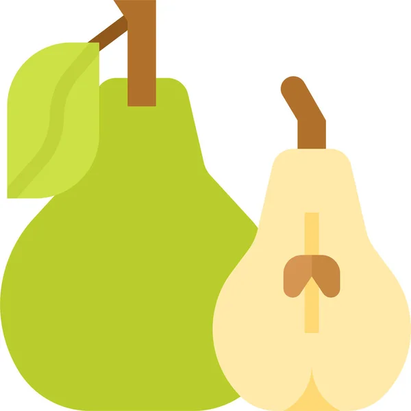 Fruit Healthy Pear Icon Fooddrinks Category — Stock Vector