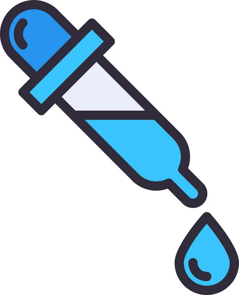 Gota Dosis Sangre Icono — Vector de stock