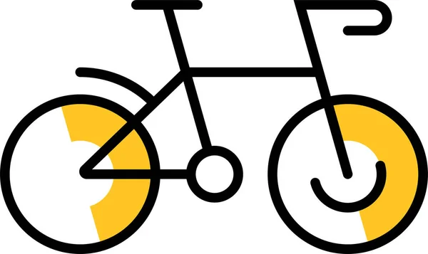 Bicicleta Bicicleta Bicicleta Icono — Vector de stock