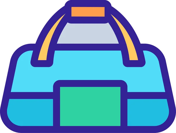 Значок Додаткового Мішка Тренажерного Залу — стоковий вектор