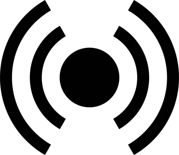 Значок Язку Трансляції Суцільному Стилі — стоковий вектор