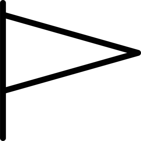 Landets Flaggmärkessymbol — Stock vektor