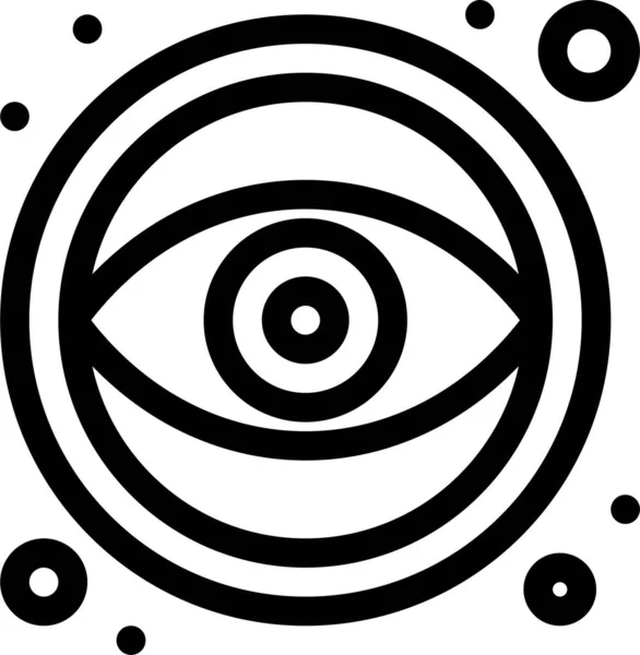 Design Eye Graphic Icon Artdesign Category — Stock Vector