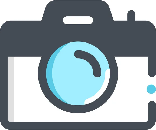 相机和相机图片图标 — 图库矢量图片