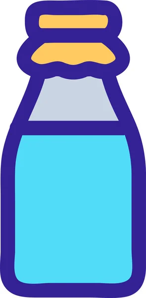 Значок Контура Бутылки — стоковый вектор