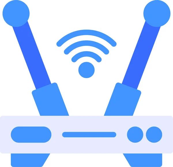 Connection Lan Router Icon — Stock Vector