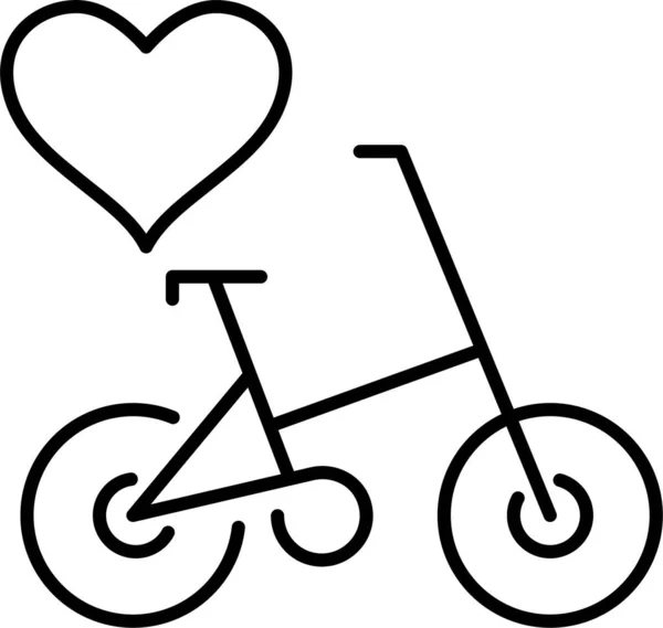 Ποδήλατο Μεταφοράς Εικονίδιο Ποδήλατο — Διανυσματικό Αρχείο