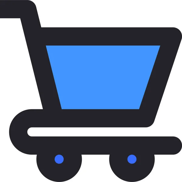 Comprar Carrito Icono Comercio Electrónico Estilo Filledoutline — Archivo Imágenes Vectoriales