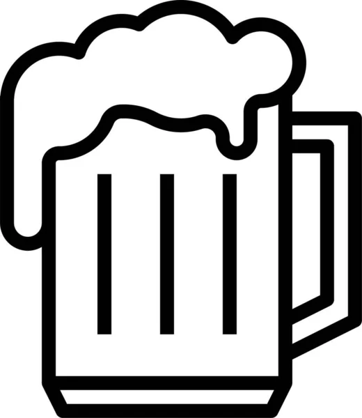Alcool Bière Boissons Icône Dans Catégorie Événementset Divertissement — Image vectorielle