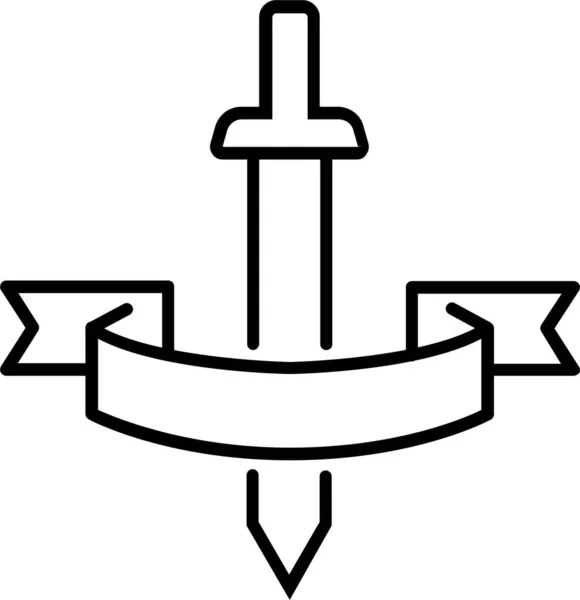 Икона Фехтования — стоковый вектор