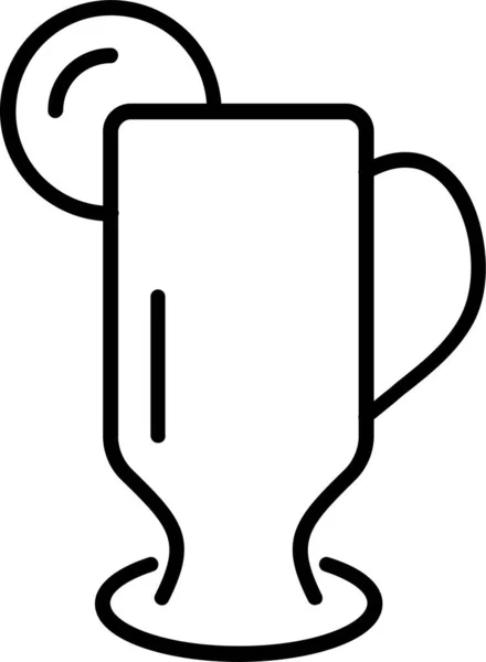 Symbol Für Alkohol Cocktails — Stockvektor