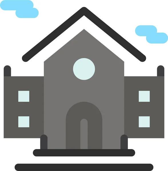 Building Estate Real Icon Realestate Category — Stock Vector