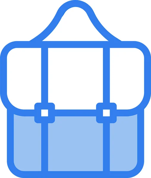 Bolso Maletín Icono Cámara Estilo Filledoutline — Vector de stock