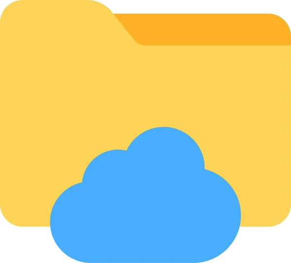 Icono Archivo Documento Nube — Vector de stock