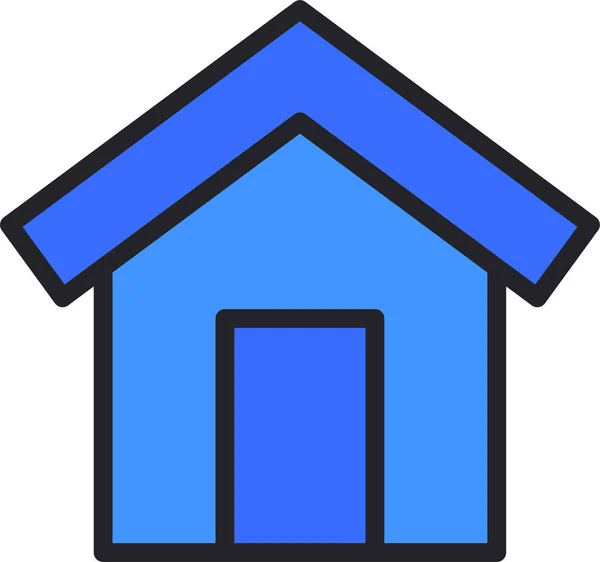 Icona Dell Interfaccia Della Casa — Vettoriale Stock