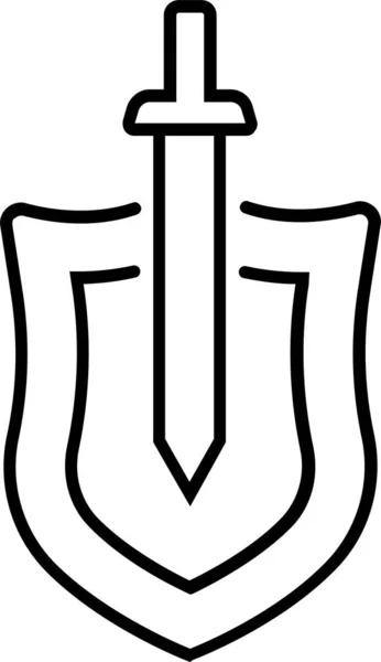 Икона Фехтования — стоковый вектор