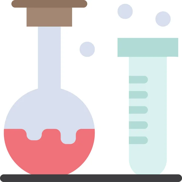 Química Educación Laboratorio Icono — Archivo Imágenes Vectoriales