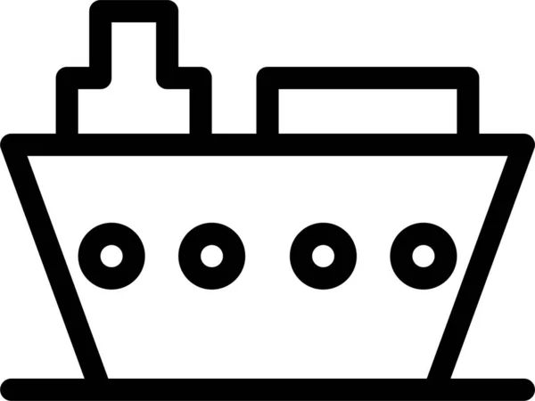 Boot Marine Sea Icon — Stockvektor